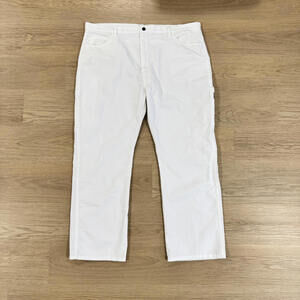 Dickies Painter Pants Carpenter White‎ 44x32 Workwear